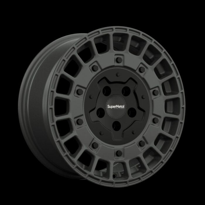 Wheels For Rigs Supermetal RIG 7,5×17, matt grey – Seven25 pres. SuperMetal Wheels